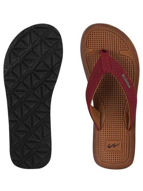 GC-1005A Brown Men's Flip Flops