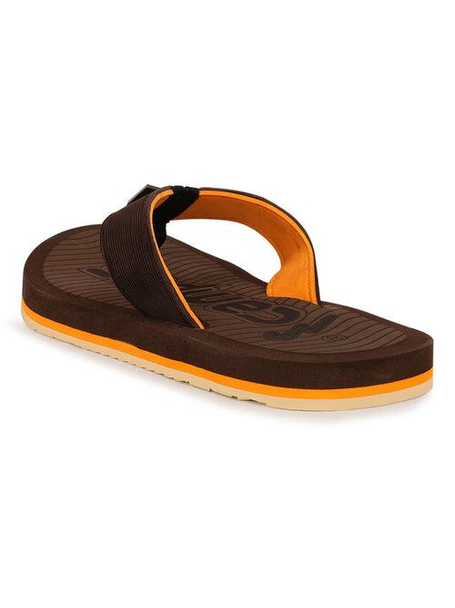 GC-1018A Brown Men's Flip Flops