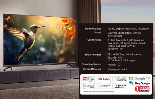 1m 08cm (43") Google TV (LED-SGFV4301)