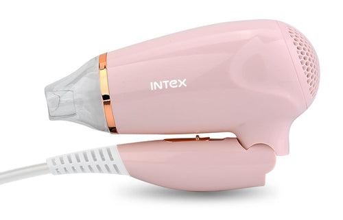 Intex 1200W Foldable Hair Dryer with 2 Heat Settings, Turbo Dry Mechanism and Overheat Protection (HD 1201)