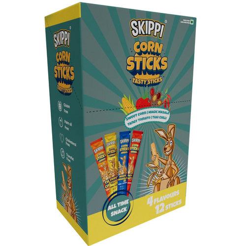 Skippi Corn Sticks box, Pack of 12