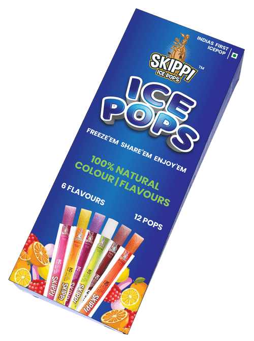 Magic Pin Exclusive All Flavor Box of Skippi Natural Ice Pops, Pack of 12 Ice Pops