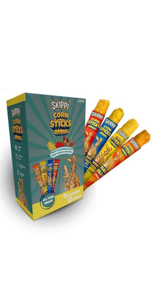 Skippi Corn Sticks box, Pack of 12