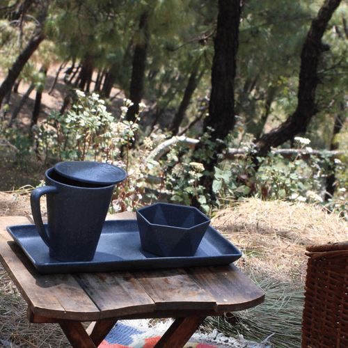 Wabi Sabi Coffee Set - Tray | Mug | Nibbles Bowl | Coaster