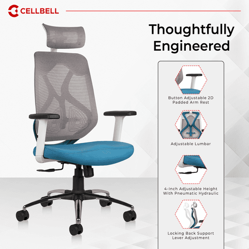 CELLBELL C190 Berlin Ergonomic Mesh Executive  Office & Home Chair