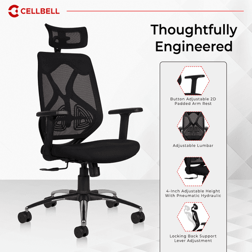 CELLBELL C190 Berlin Ergonomic Mesh Executive  Office & Home Chair