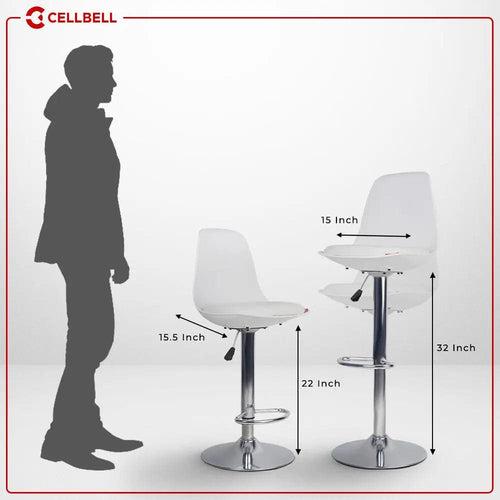 CELLBELL Fiber High Bar Chair | Kitchen Stool