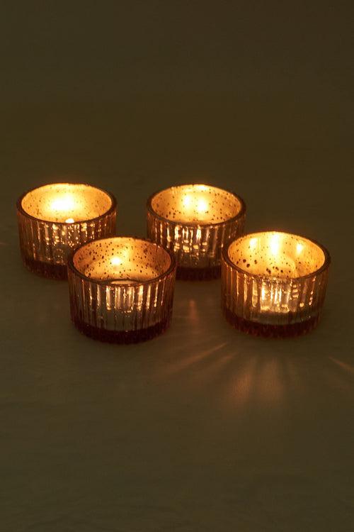 Antique Copper Tealight Candle Holder