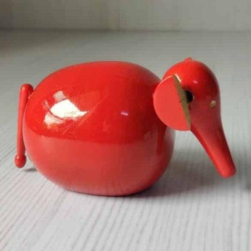 Red Wooden Elephant  Toy