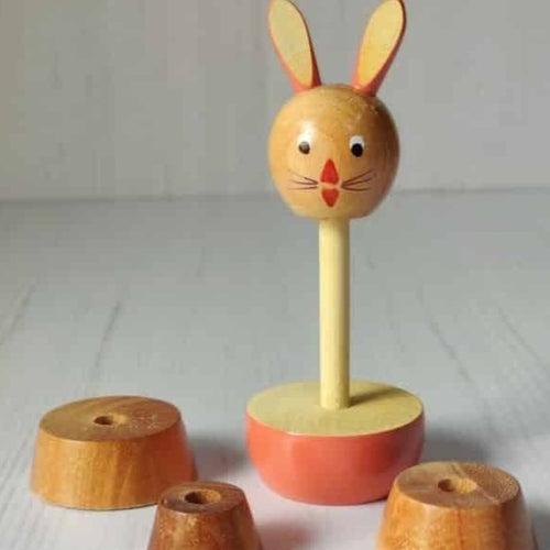 Wooden Rabbit Counting Set