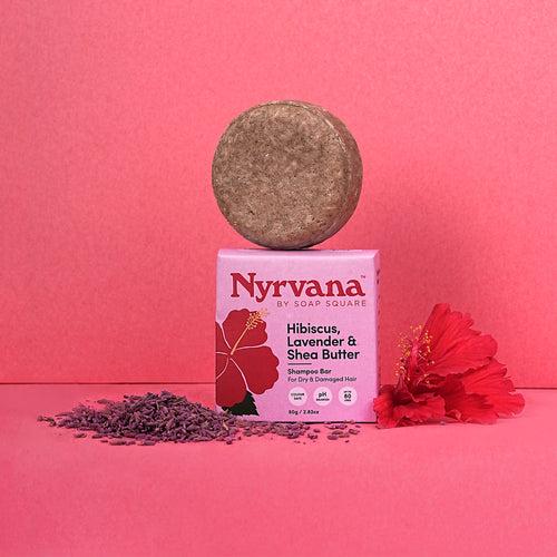 Hibiscus, Lavender & Shea Butter Shampoo Bar (for dry & damaged hair)