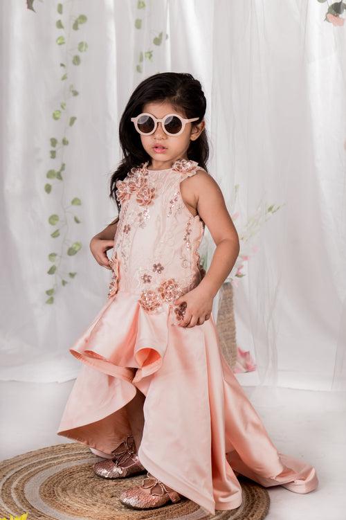 Pre-Order: Royal Peach Trailblazer Gown