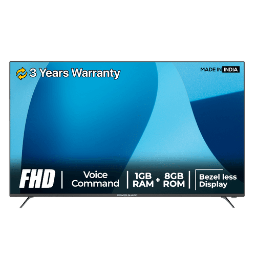 LED TV: Power Guard 109 cm (43 inch) Frameless Full HD LED Smart Android TV  (PG 43 FSVC)