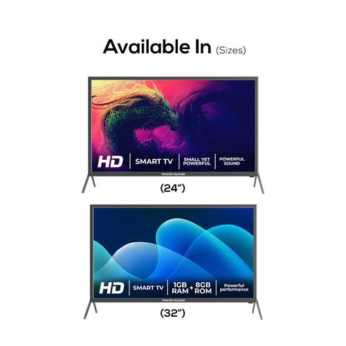 LED TV: Power Guard 60 cm (24 inch) HD Ready LED Smart Android TV  (PG 24 S1)