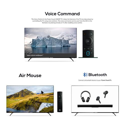 LED TV: Power Guard 127 cm (50 Inches) Ultra HD (4K) Frameless LED Smart Android TV  (PG 50 F4K)