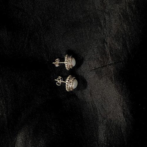 Pearl Rava Studs Earrings