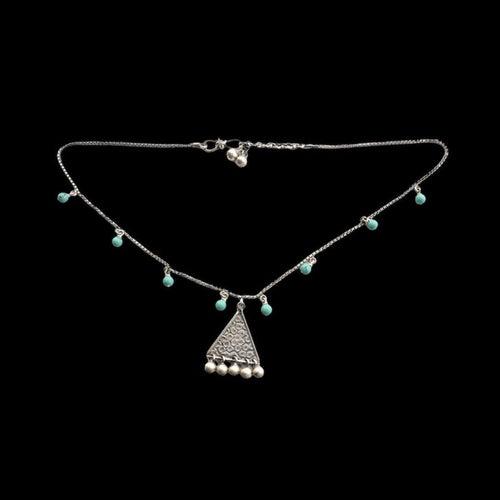 Triangle Bell Necklace Set