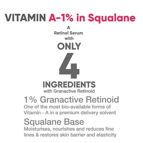 Vitamin A-1% Granactive Retinoid in Squalane, 30ml