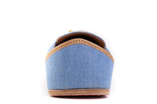 Denim Loafers - Handmade Comfort for Fashionable Casual Wear