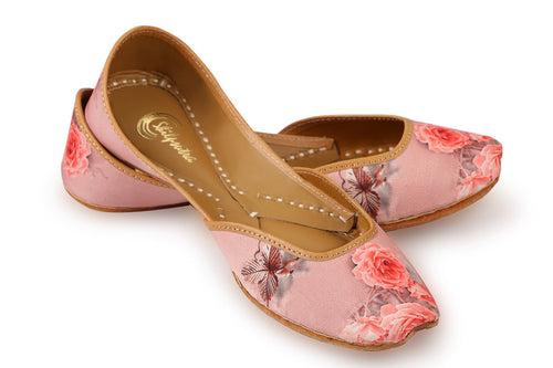 Flora Jutti - Elegant Pink Digital Print with Rose Detailing