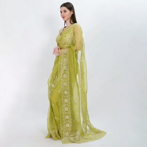 Lime light saree