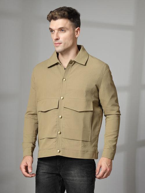 Men Winter Wear Casual Corduroy Jacket