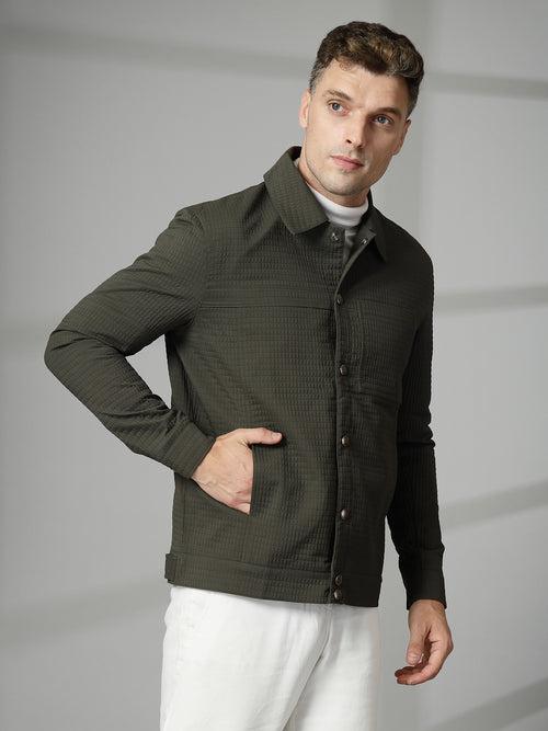 Men Winter Wear Regular Fit Jacket