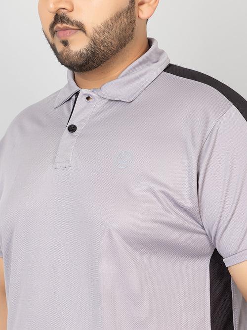 Men's Plus Size Regular Fit Half Sleeves Sports Polo T-Shirt