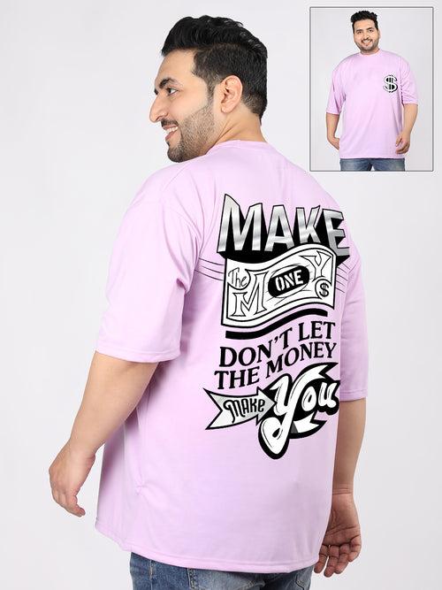 Men Plus Size Printed Oversized Half Sleeves T-Shirt