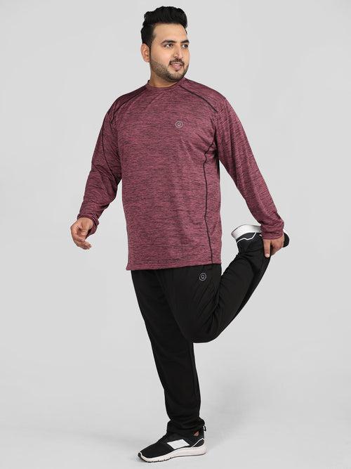 Men's Plus Size Full Sleeves Regular Dry Fit Sports T-Shirt