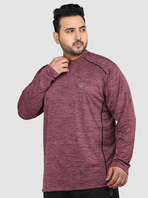 Men's Plus Size Full Sleeves Regular Dry Fit Sports T-Shirt