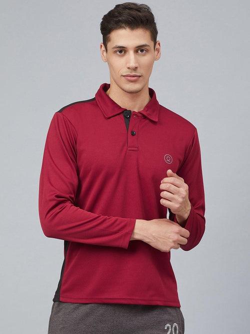 Men's Regular Dry Fit Full Sleeves Polo T-Shirt | CHKOKKO