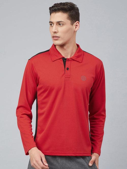 Men's Regular Dry Fit Full Sleeves Polo T-Shirt | CHKOKKO