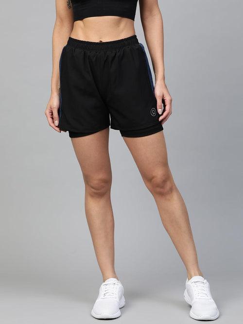 Women's Double Layered Running Shorts | CHKOKKO