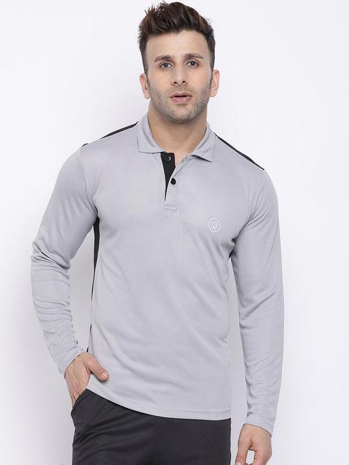 Men's Regular Dry Fit Full Sleeves Polo T-Shirt | CHKOKKO