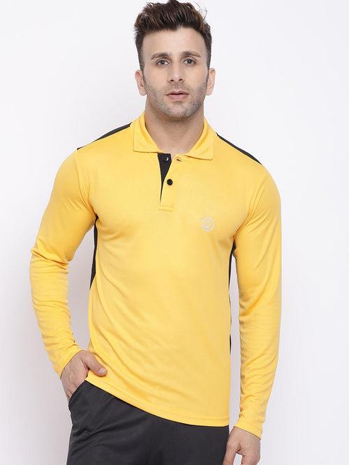 Men's Regular Dry Fit Full Sleeves Polo T-Shirt | CHKOKKO