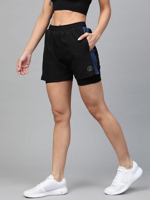 Women's Double Layered Running Shorts | CHKOKKO