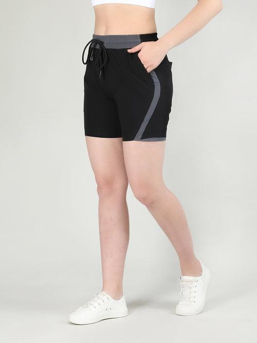 Women Regular Fit Sports Shorts