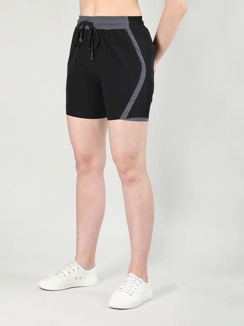 Women Regular Fit Sports Shorts