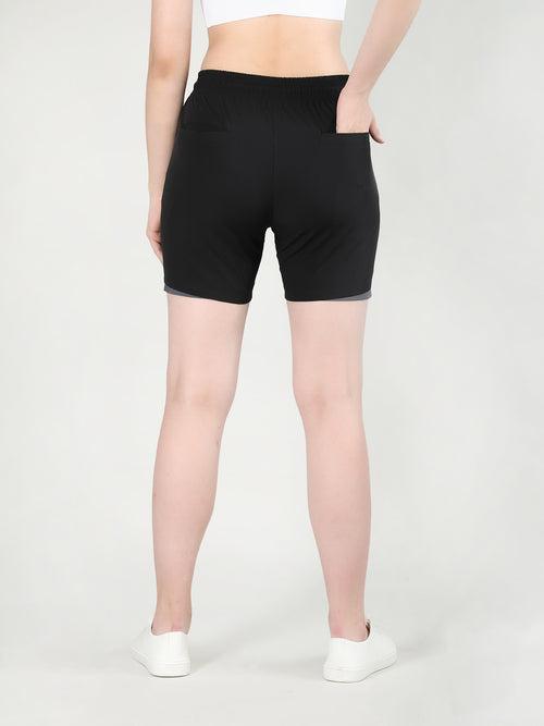 Women Regular Fit Sports Shorts