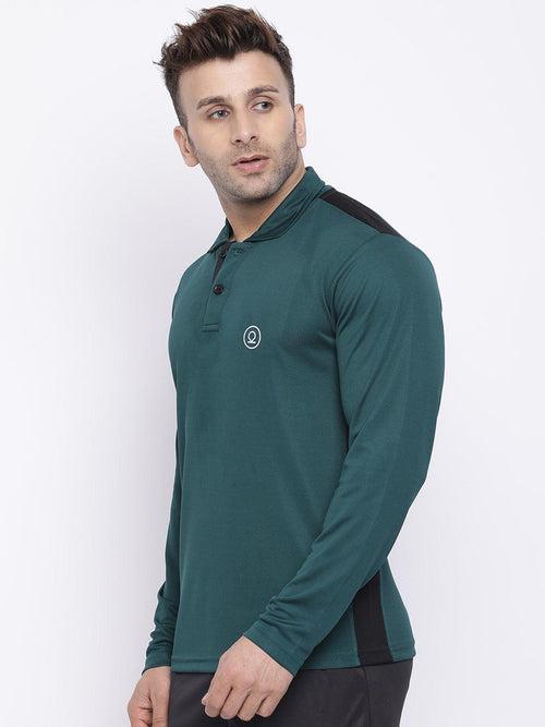 Men's Regular Dry Fit Full Sleeves Polo T-Shirt | CHKOKKO