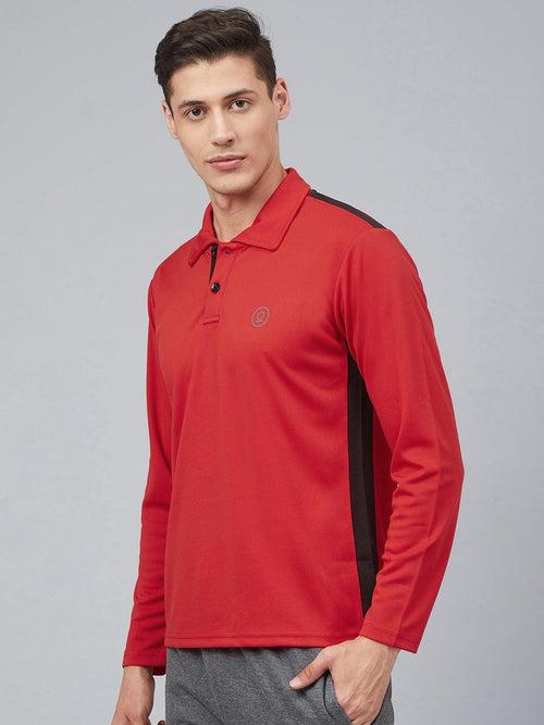 Men's Regular Dry Fit Full Sleeves Polo T-Shirt | CHKOKKO