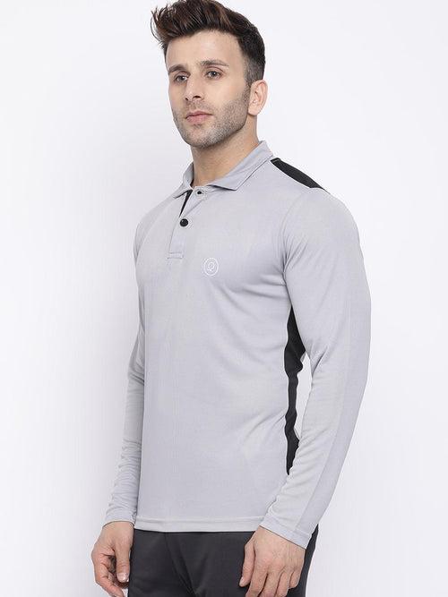 Men's Regular Dry Fit Full Sleeves Polo T-Shirt | CHKOKKO