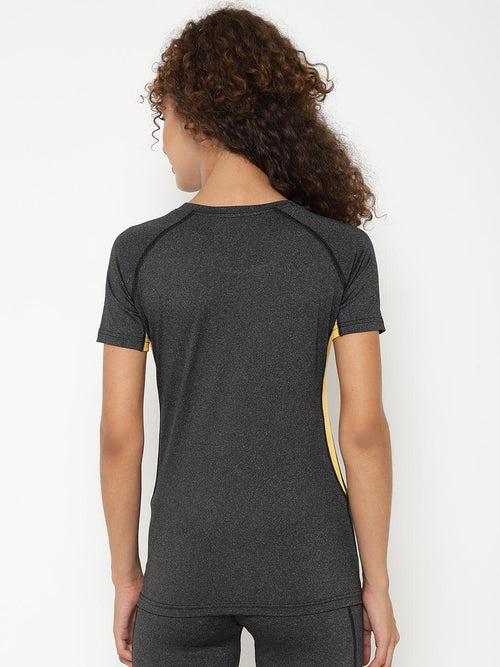 Women's Half Sleeves Dry Fit Gym T-Shirt | CHKOKKO