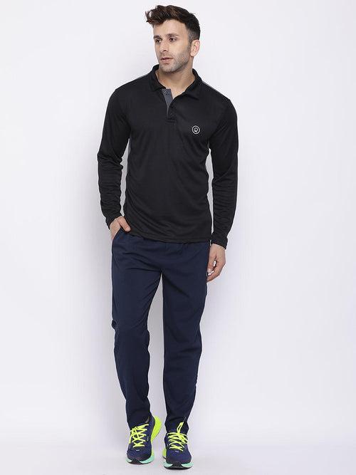 Men's Regular Dry Fit Full Sleeves Polo T-Shirt | CHKOKKO