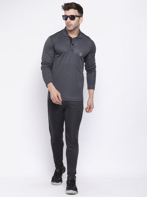 Men's Regular Dry Fit Full Sleeves Polo T-Shirt | CHKOKKO