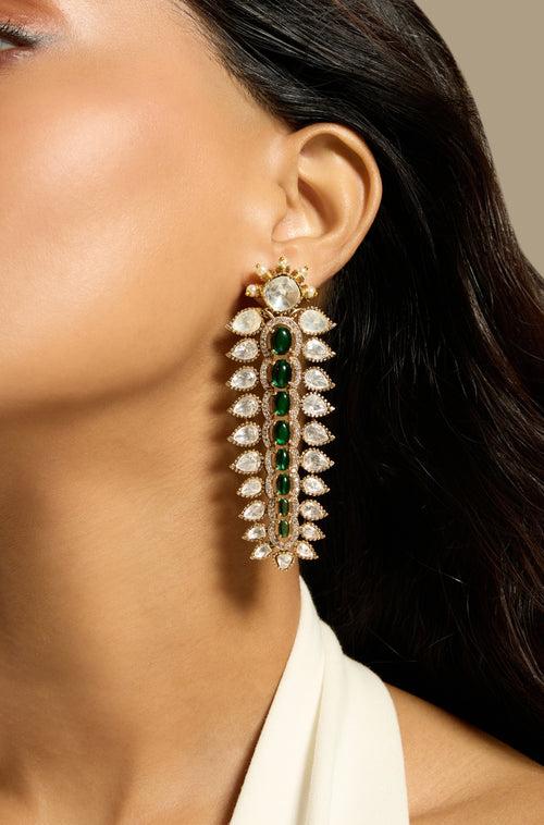 Verdant Glow Bespoke Earrings-JBRITIER7