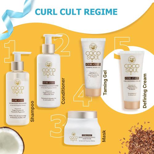 Curl Cult Curl Defining Cream | From the makers of Parachute Advansed | 100gm