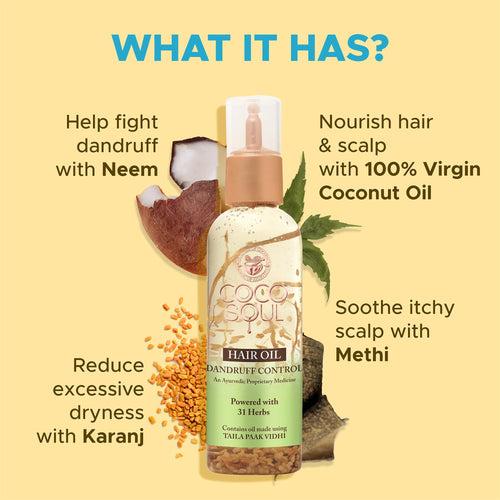 Ayurvedic Hair Oil – Dandruff Control | From the makers of Parachute Advansed | 95ml