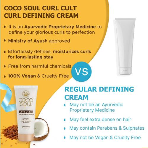 Curl Cult Curl Defining Cream | From the makers of Parachute Advansed | 100gm